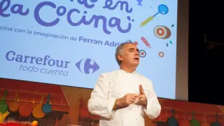 El chef Ferran Adriá, en un taller celebrado con anterioridad.