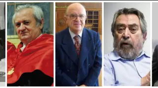 Jaime García Añoveros, Luis Manuel Cosculluela Montaner, Sebastián Martín-Retortillo, Juan Alberto Belloch y Román Escolano