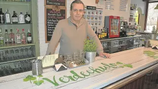 Toño Corchón, responsable y copropietario del restaurante Verdechulo, de Zaragoza.