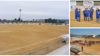 Detalles del campo de tierra de Los Tollos del barrio de La Hoya de Lorca, donde jugó el rival del Real Zaragoza hasta 2010.
