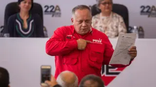 Diosdado Cabello, primer vicepresidente del Partido Socialista Unido de Venezuela.