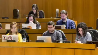 Diputados de Podemos en las Cortes de Aragón