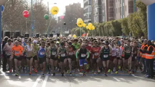 Media Maratón de Zaragoza en 2018
