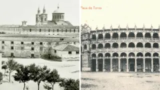 La plaza de toros de La Misericordia, antes y después de la reforma.