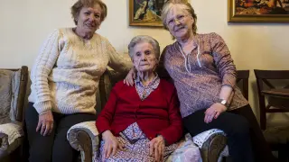 El número de personas centenarias en Aragón es casi el doble que hace diez años