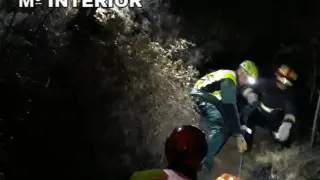 La Guardia Civil rescata a un senderista herido en la Vía Ferrata de Formiche Alto