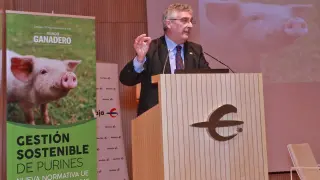 El consejero de Desarrollo Rural, Joaquín Olona, clausuró la jornada celebrada en Zaragoza