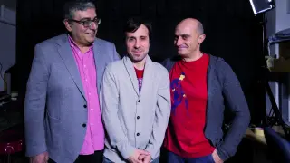 Mariano García, Germán Roda y Pepe Viyuela