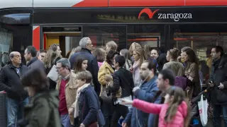 Miles de usuarios se vieron afectados por los paros parciales de los conductores del tranvía.