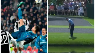 ¿Qué es más espectacular: la chilena de Ronaldo o el golpe de José María Olazábal?