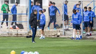 Cristian Álvarez, Toquero y Buff se entrenan aparte