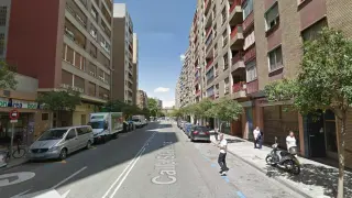 Una imagen de la calle de Santa Lucía, en Zaragoza.