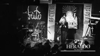Fotografía del primer concierto de Niños del Brasil el 15 de abril de 1988 en la sala En Bruto de Zaragoza