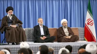 El ayatolá Alí Jameini, este sábado en Teherán.