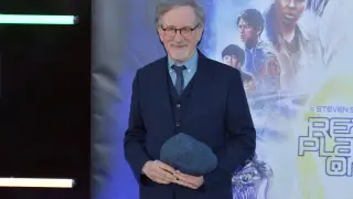 Steven Spielberg durante el preestreno de 'Ready Player One'.