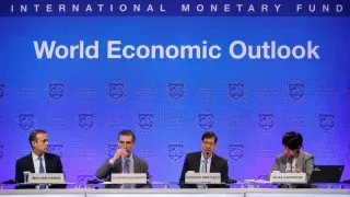 Presentación del informe 'Perspectivas Económicas Mundiales' en Washington.