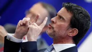 El exprimer ministro francés Manuel Valls en Madrid