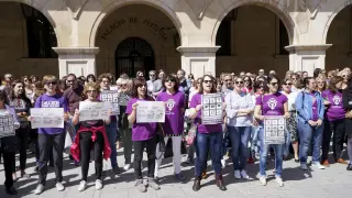 Concentraciones en Aragón contra la sentencia a los miembros de La Manada