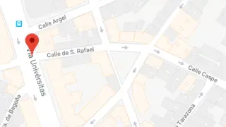 El accidente ocurrió en el cruce de la calle San Rafael con vía Universitas.
