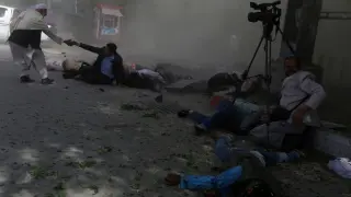 Periodistas que cubrían un primer ataque fueron el objetivo de un segundo terrorista.