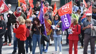 Huesca se moviliza por el Día del Trabajador