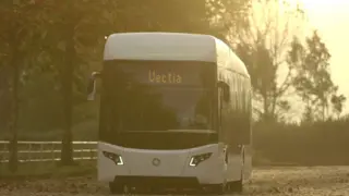 Un autobús de la marca Vectia.