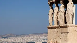 Vista de Atenas desde la Acrópolis