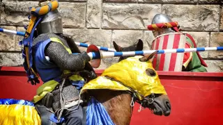 Torneo medieval durante el Homenaje a Guillem de Mont-Rodón en Monzón.