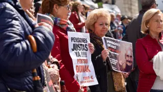 Una de las manifestaciones protagonizadas por los pensionistas españoles durante los últimos meses