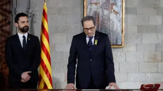 Toma de posesión de Quim Torra como presidente de la Generalitat
