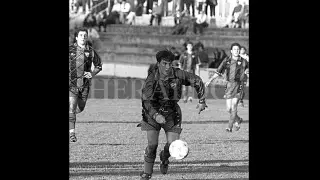 Sorribas durante un partido de la SD Huesca en febrero de 1997 | Javier Blasco