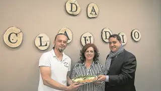 Claudio Testa, Susana Dolado y Javier Cuevas.