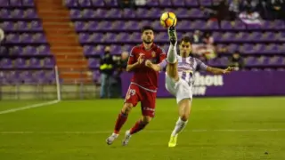 Papunashvili, en el partido de la primera vuelta en Valladolid.