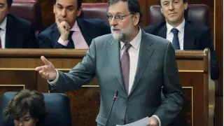 Rajoy, en el Congreso.