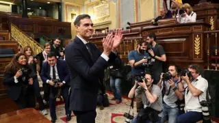 Pedro Sánchez, primer presidente de España fruto de una moción de censura