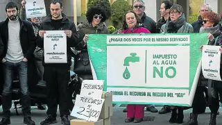 Imagen de una de las protestas contra el ICA.