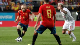 Partido amistoso entre España y Suiza disputado el pasado 3 de junio.