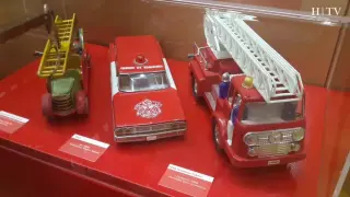 Juguetes y miniaturas en el Museo del Fuego y de los Bomberos.