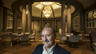 Jorge Molist, ayer, en el Gran Hotel de Zaragoza