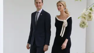Ivanka Trump y su marido, en una imagen tomada el pasado mes de abril.