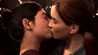 El romántico beso de la segunda parte de 'The Last of Us'.