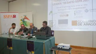 Reunión informativa sobre la SSPA celebrada recientemente en Teruel.