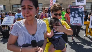 Protestas en contra de las políticas de Trump de "separación familiar" de inmigrantes