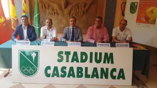 La presentación ha tenido lugar este jueves en las instalaciones del Stadium Casablanca