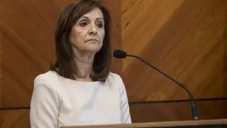 La delegada del Gobierno, Carmen Sánchez, en su toma de posesión, el pasado jueves.