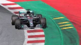 Lewis Hamilton, durante el Gran Premio de Austria del pasado fin de semana