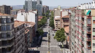 Vista de la calle de la Duquesa de Villahermosa