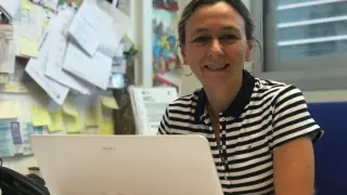 La ingeniera química María Pilar Pina en su despacho.