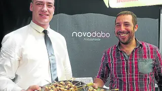 Daniel Pérez y David Boldova, en Novodabo.