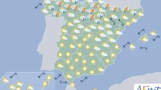 Previsión en España para este viernes